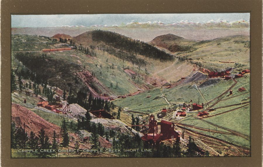 View from Bull Hill across valley towards Eclipse Gulch